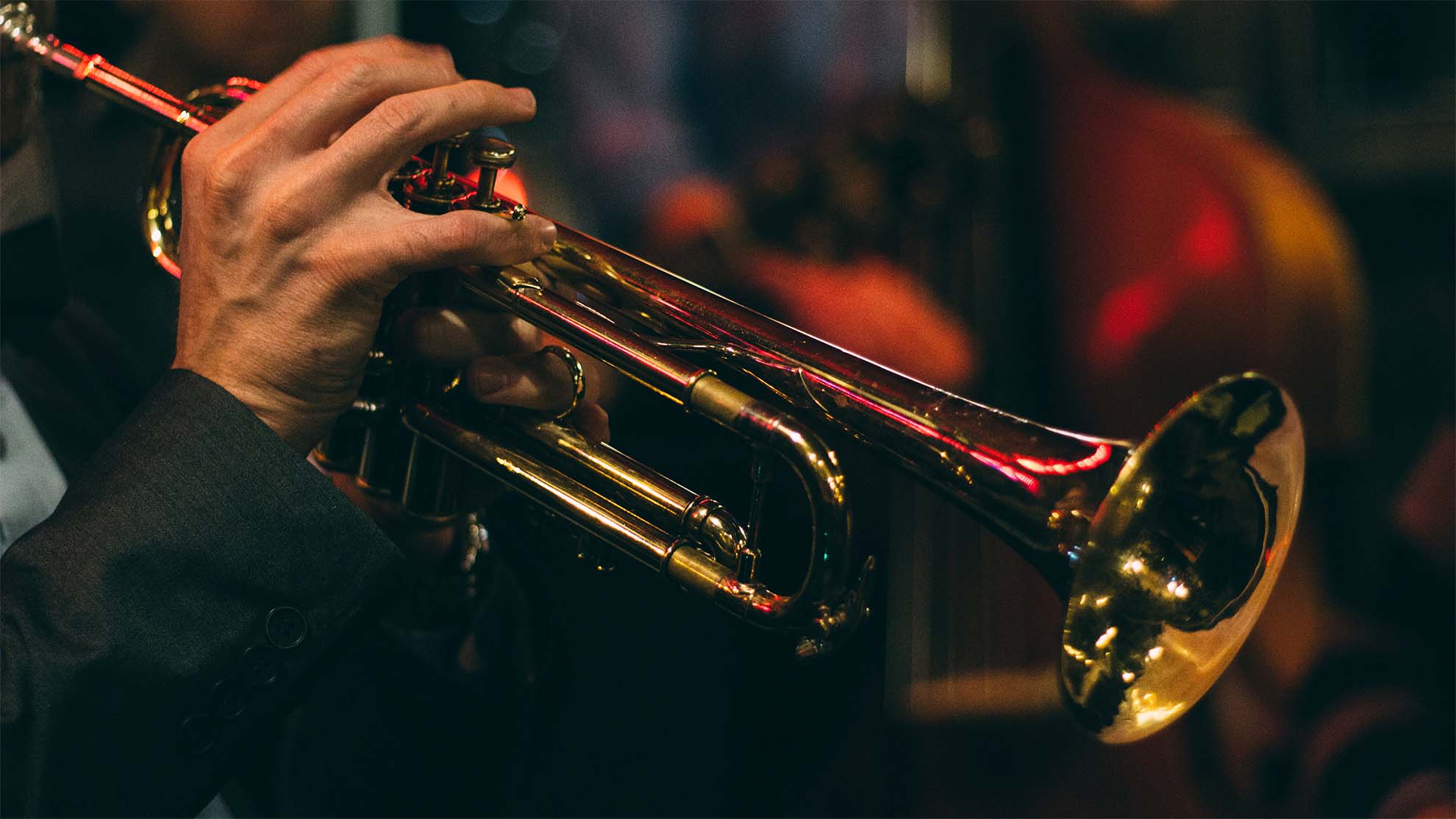 person playing the trumpet