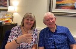 resident's at kingfisher celebrating 